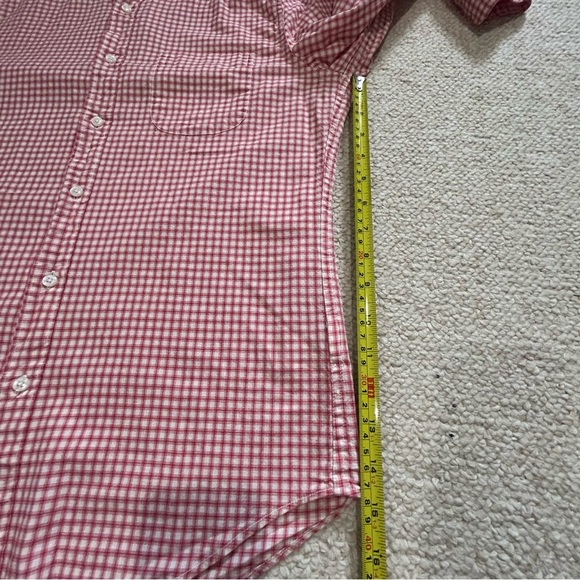 J. Crew Mens Secret Wash Shirting Res Plaid Button Up Long Sleeve Size Medium - Picture 8 of 10